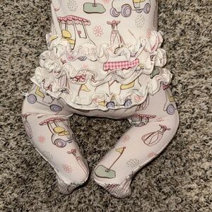 County Club Cutie Caden Lane Ruffle Footie